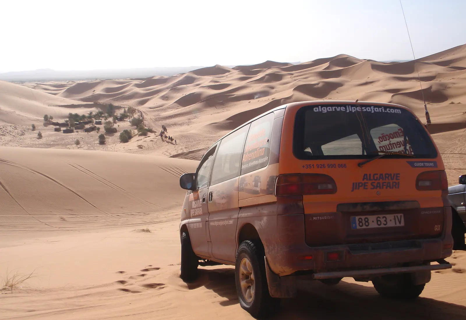 Algarve Jipe Safari jeep crossing Morocco dunes